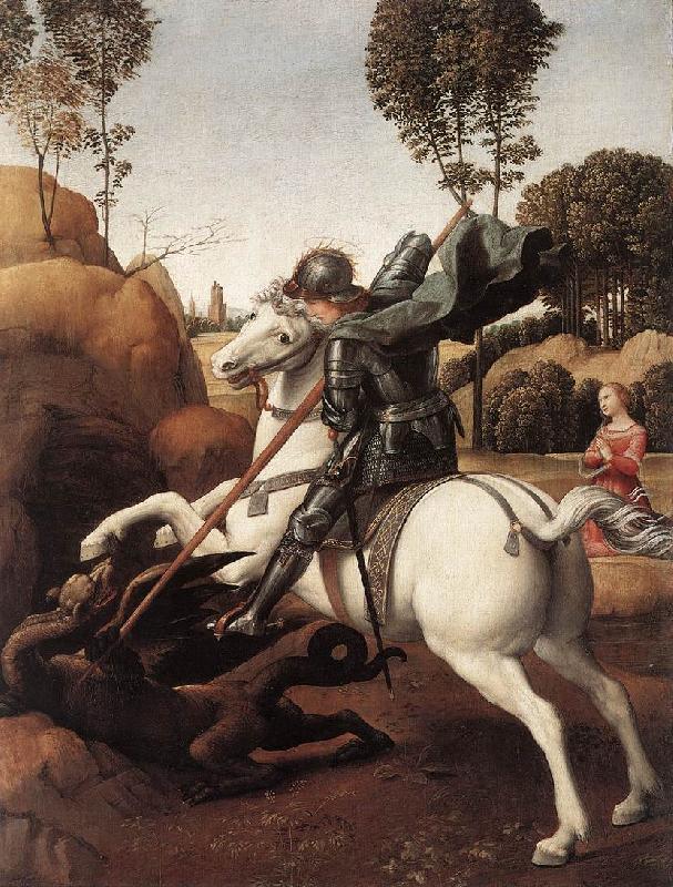 RAFFAELLO Sanzio St George and the Dragon st